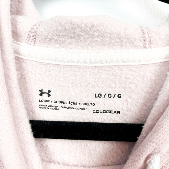 Under Armour Light Pink Hoodie with Camo Logo - Picture 2 of 8